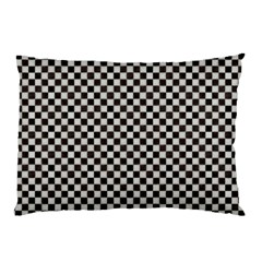 Black And White Watercolored Checkerboard Chess Pillow Case (two Sides)