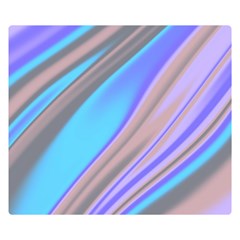 Wave Abstract Texture Design Double Sided Flano Blanket (small) 