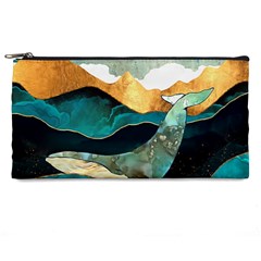 Ocean Whale Painting Sea Undersea Pencil Case