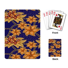 Seamless-pattern Floral Batik-vector Playing Cards Single Design (rectangle)