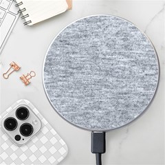 Gray Vintage Denim Like Wireless Charger