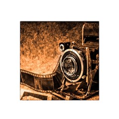 Camera Film Vintage Film Camera Old Old Camera Satin Bandana Scarf 22  X 22 