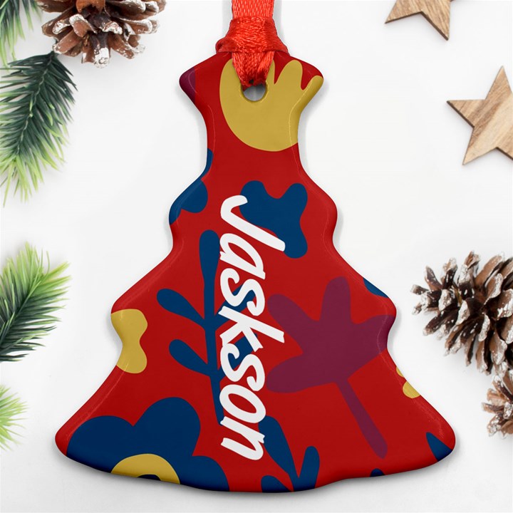 Xmas Tree Pattern Ornaments Christmas Tree Ornament (Two Sides)