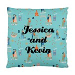 Personalized Couple Lover Name Standard Cushion Case (Two Sides) Back