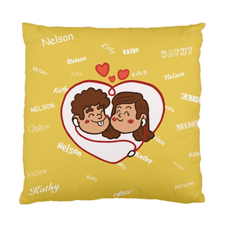 Music Couple Standard Cushion Case (One Side)