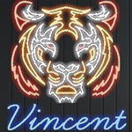 Personalized Tiger Name Neon Signs and Lights Front