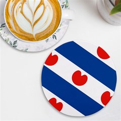 Frisian Flag Uv Print Round Tile Coaster