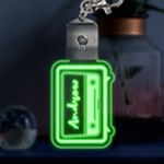 Personalized Radio Name LED Key Chain Front