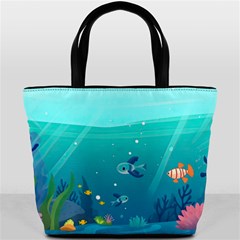 Ai Generated Ocean Sea Fish Aquatic Water Nature 2 Bucket Bag