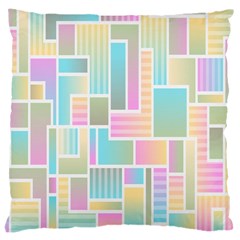 Color-blocks Large Cushion Case (one Side)