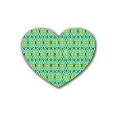 Leaf - 04 Rubber Coaster (heart)