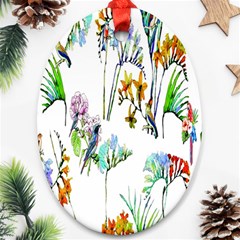 Pink-011 Ornament (oval)