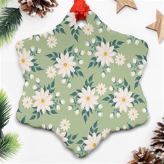 Flowers-108 Ornament (snowflake)