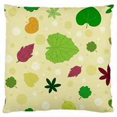 Leaves-140 Large Cushion Case (one Side)