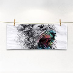 Lion King Head Hand Towel