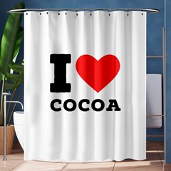 I Love Cocoa Shower Curtain 60  X 72  (medium) 