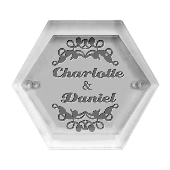 Personalized Garden Hexagon Wood Jewelry Box