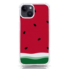 Minimalist Summer Watermelon Wallpaper Iphone 14 Tpu Uv Print Case