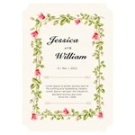 Wedding card Invitation Card 5  x 7  (Ticket) Right