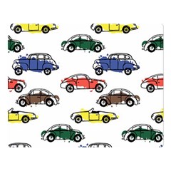 Cars Pattern Two Sides Premium Plush Fleece Blanket (large)