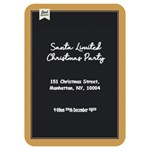 Xmas Invitation Card 5  x 7  (Rounded) Back