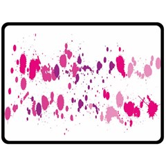 Blot-01  Fleece Blanket (large)