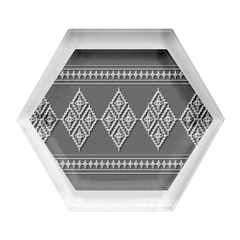 Abstract-batik Klasikjpg Hexagon Wood Jewelry Box