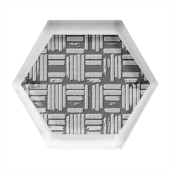 Brown Weaving Texture, Macro, Brown Wickerwork Hexagon Wood Jewelry Box