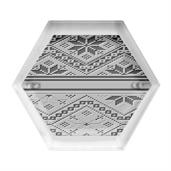 Bulgarian Hexagon Wood Jewelry Box
