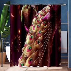 Peacock Dream, Fantasy, Flower, Girly, Peacocks, Pretty Shower Curtain 60  X 72  (medium) 