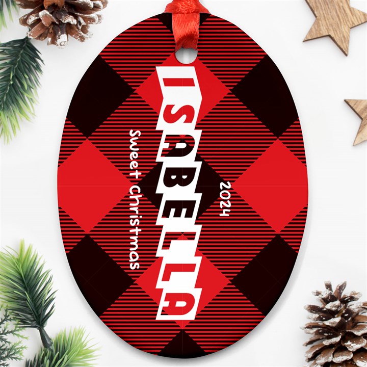 Christmas Ornament (Oval)