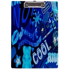 Really Cool Blue, Unique Blue A4 Acrylic Clipboard