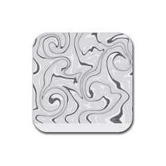 Abstract T- Shirt Vea I I T- Shirt Rubber Coaster (square)