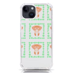 Boxer Dog Pattern T- Shirt Boxer Dog Pattern T- Shirt Iphone 14 Tpu Uv Print Case