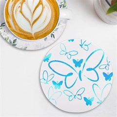 Butterfly T- Shirt Butterfly T- Shirt Uv Print Round Tile Coaster