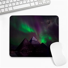 Aurora Northern Lights Phenomenon Atmosphere Sky Large Mousepad