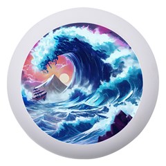 Storm Tsunami Waves Ocean Sea Nautical Nature Dento Box With Mirror