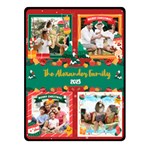 Christmas Family Name Small Blanket Fleece Blanket (Small) 50 x40  Blanket Front
