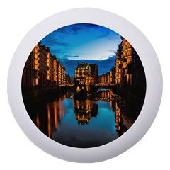 Hamburg City Blue Hour Night Dento Box With Mirror