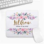 Watercolor Flower Name Mousepad Collage Mousepad 9.25 x7.75  Mousepad - 1