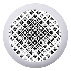 Background Pattern Halftone Dento Box With Mirror