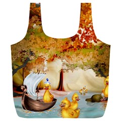 Art Kuecken Badespass Arrangemen Full Print Recycle Bag (xxxl)