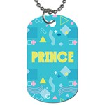 Memphis Pattern Dog Tag Dog Tag (One Side) Front