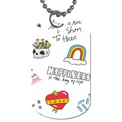 Abstract Fashion Background Suitable Fabric Printing Dog Tag (one Side)