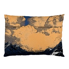 Wave Aesthetic Ocean Retro Sea Vintage Pillow Case (two Sides)
