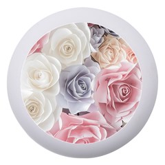 Pastel Rose Flower Blue Pink White Dento Box With Mirror