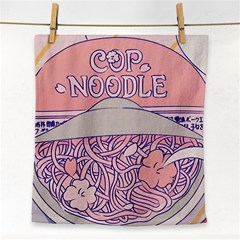 Ramen Kawaii Aesthetic Pink Face Towel