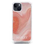 Personalized Marble Name Phone Case iPhone 14 TPU UV Print Case Front