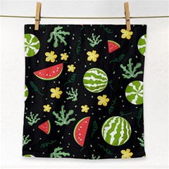 Watermelon Doodle Pattern Face Towel