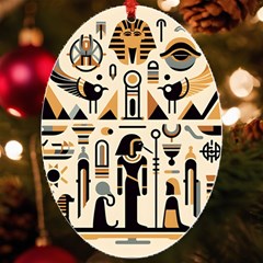 Egypt Pyramids Nature Desert Uv Print Acrylic Ornament Oval